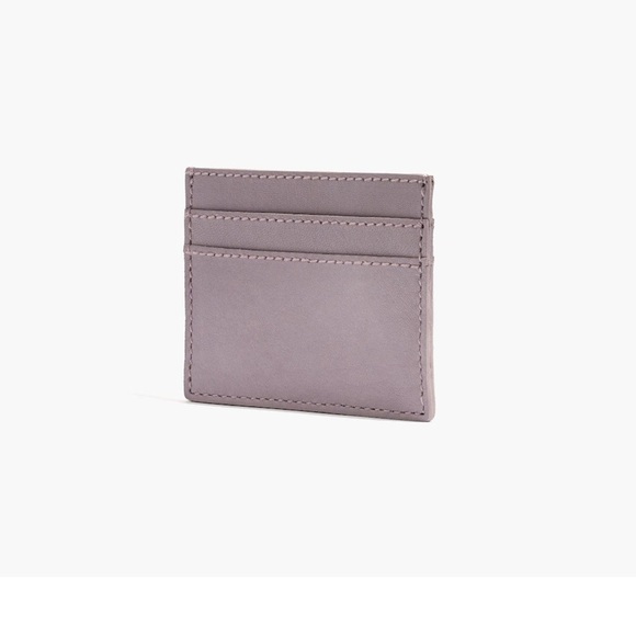 Madewell The Leather Card Case in Violet Dusk - Picture 4 of 8